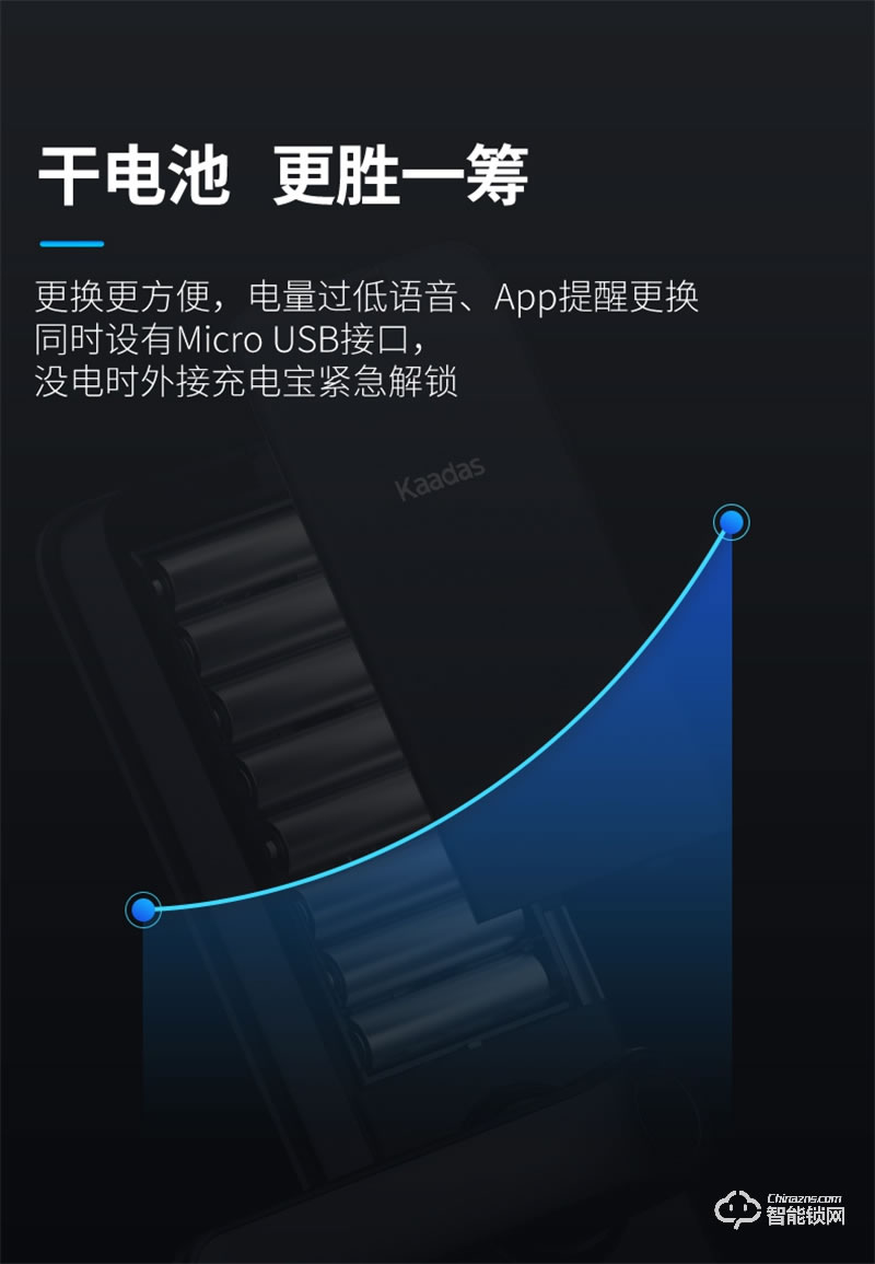 凯迪仕HK300智能锁【支持HUAWEI HiLink】
